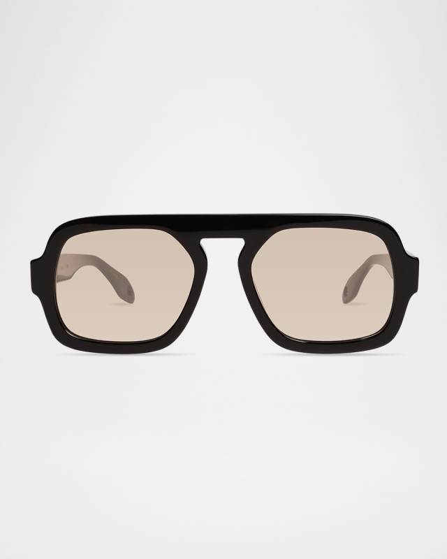 Jane Polarized Acetate Aviator Sunglasses